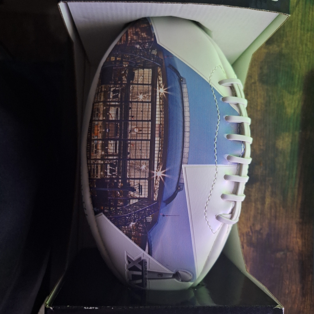 NFL White and Blue Football
